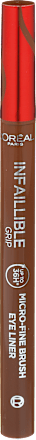 Tekoče črtalo za oči Infaillible 36H Micro Fine, 02 Smokey Earth L'ORÉAL PARiS