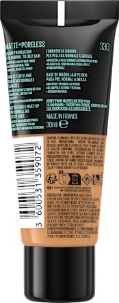 Foundation Fit Me Matte & Poreless 330 Toffee MAYBELLINE NEW YORK