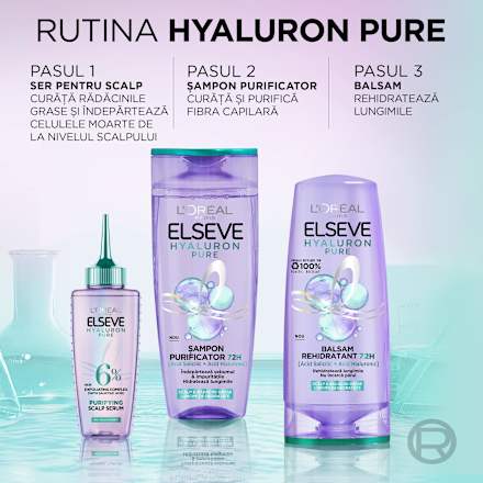 Hyaluron Pure ser purificator pentru scalp  L'ORÉAL PARiS ELSEVE