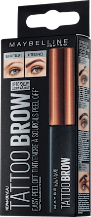 Gel za obrvi Tattoo Brow Peel-Off, 02 Medium Brown MAYBELLINE NEW YORK
