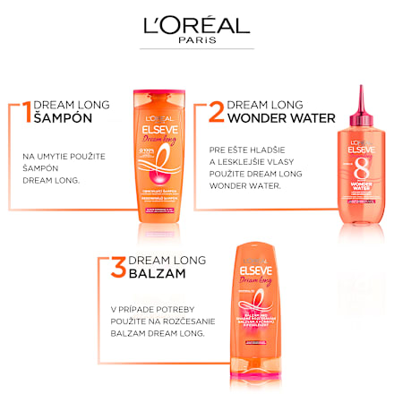 Kúra na vlasy Dream long 8 second Wonder Water L'ORÉAL PARiS ELSEVE
