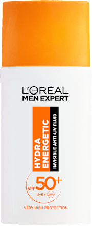 Denný pleťový UV fluid Hydra Energetic Invisible SPF 50+ L'ORÉAL PARiS MEN EXPERT