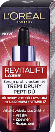 Pleťové sérum proti vráskam Revitalift Laser s troma druhmi peptidov L'ORÉAL PARiS REVITALIFT