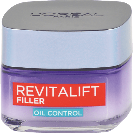 Denný pleťový gél-krém Revitalift Filler Hyaluron 8h Oil Control L'ORÉAL PARiS REVITALIFT