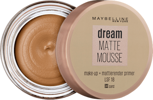 Primer Dream Matte Mousse, 30 Sand, LSF 18 MAYBELLINE NEW YORK