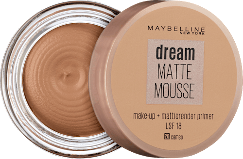 Primer Dream Matte Mousse, 20 Cameo, LSF 18 MAYBELLINE NEW YORK