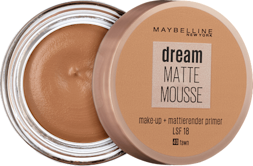 Primer Dream Matte Mousse, LSF 18, 40 Fawn MAYBELLINE NEW YORK