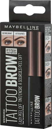 Gel za obrvi Tattoo Brow Peel-Off, 03 Dark Brown MAYBELLINE NEW YORK