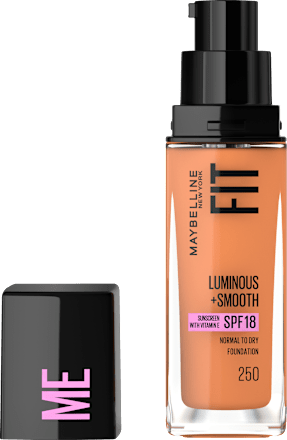 Foundation Fit Me Liquid, LSF 18, 250 Sun Beige MAYBELLINE NEW YORK