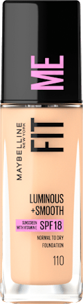 Foundation Fit Me Liquid 110 Porcelain, LSF 18 MAYBELLINE NEW YORK