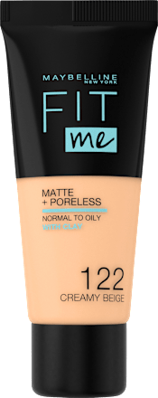 make-up Fit Me! Matte+Poreless 122 Creamy Beige MAYBELLINE NEW YORK