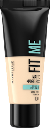 Foundation Fit Me Matte + Poreless 100 MAYBELLINE NEW YORK