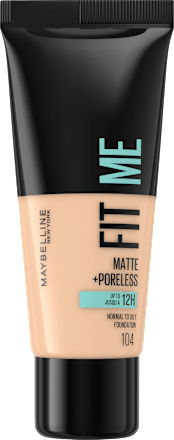 Foundation Fit Me Matte & Poreless 104 Soft Ivory MAYBELLINE NEW YORK
