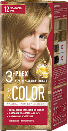 Крем-боя за коса Nr.12 Златисто Рус AROMA COLOR