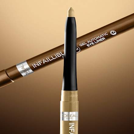 Očná linka Infaillible Gel Automatic Grip - 14 Soft gold L'ORÉAL PARiS