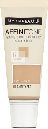 Alapozó Affinitone, hidratáló, Rose Beige 17 MAYBELLINE NEW YORK
