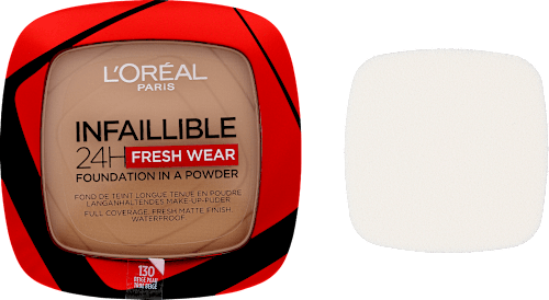 Kompaktni puder Infaillible 24H Fresh Wear, 130 True Beige L'ORÉAL PARiS