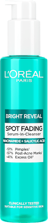 BRIGHT REVEAL SPOT FADING Serum-In-Cleanser gel za čišćenje lica - niacinamid i salicilna kiselina L'ORÉAL PARiS