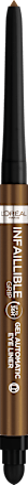 Očná linka Infaillible Gel Automatic Grip - 12 Bronzed Expresso L'ORÉAL PARiS