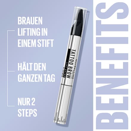 Augenbrauenstift Tattoo Brow Lift 04 Deep Brown MAYBELLINE NEW YORK