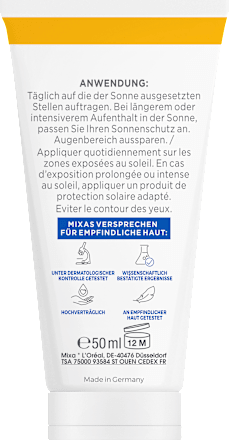 Pflegecreme Niacinamide Bright LSF 50 Mixa