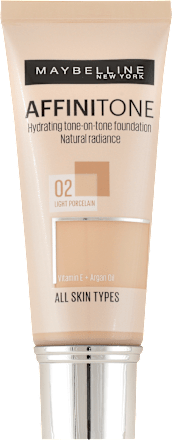 Hidratáló alapozó Affinitone Nr. 02. Light Porcelan MAYBELLINE NEW YORK