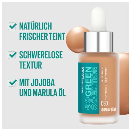 Foundation Green Edition Superdrop Tinted Dry Oil 60 MAYBELLINE NEW YORK