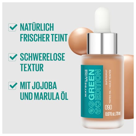 Foundation Green Edition Superdrop Tinted Dry Oil 25 MAYBELLINE NEW YORK