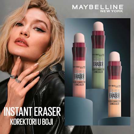 Instant Anti-Age Eraser Color Correcting tečni korektor MAYBELLINE NEW YORK
