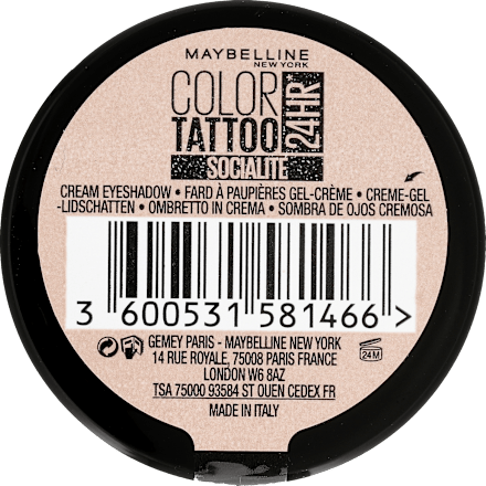 Color tattoo Socialite 150; cień do powiek MAYBELLINE NEW YORK