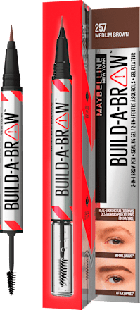 Szemöldökformázó, Build-A-Brow - Nr. 257 Medium Brown MAYBELLINE NEW YORK