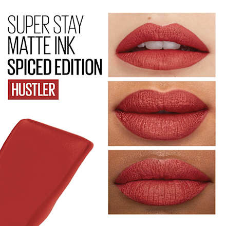 Lippenstift Super Stay Matte Ink Spiced Up 335 Hustler MAYBELLINE NEW YORK