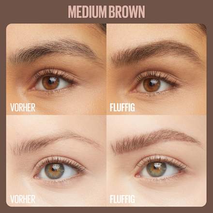 Augenbrauen Mousse Superfluff 257 Medium Brown  MAYBELLINE NEW YORK