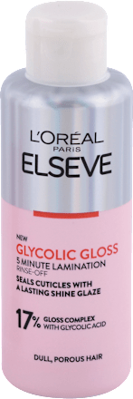 5-minútová kúra na vlasy Glycolic Gloss Lamination 17 % Gloss Complex L'ORÉAL PARiS ELSEVE