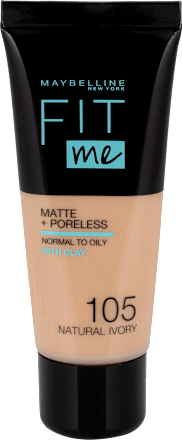 Fit me tekući puder – 105 Natural Ivory  MAYBELLINE NEW YORK