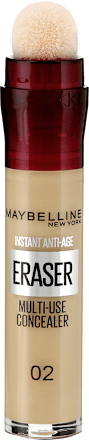 Instant Anti-Age Eraser korektor z gąbeczką 02 Nude MAYBELLINE NEW YORK