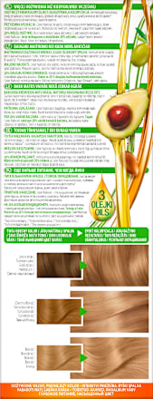 8 Jasny blond, odżywcza farba do włosów, do 100% pokrycia siwych włosów GARNIER Color naturals
