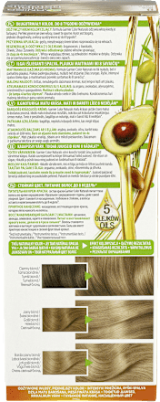 8 Jasny blond, odżywcza farba do włosów, do 100% pokrycia siwych włosów GARNIER Color naturals