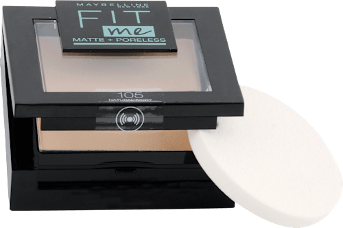 Púder Fit me! Matte + Poreless - 105 Natural Ivory MAYBELLINE NEW YORK