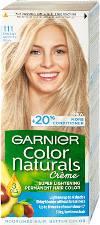 Vopsea de păr permanentă 111 blond deschis cenuşiu GARNIER Color naturals
