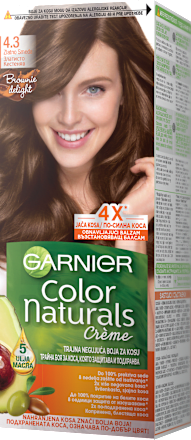 Боя за коса - Nr. 4.3 Златисто кестеняв GARNIER Color naturals