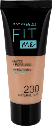Alapozó Fit Me! Matte and Poreless - Nr. 230 Natural Buff MAYBELLINE NEW YORK