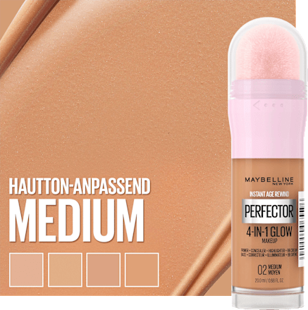 Foundation Instant Perfector Glow 4in1, 02 Medium MAYBELLINE NEW YORK