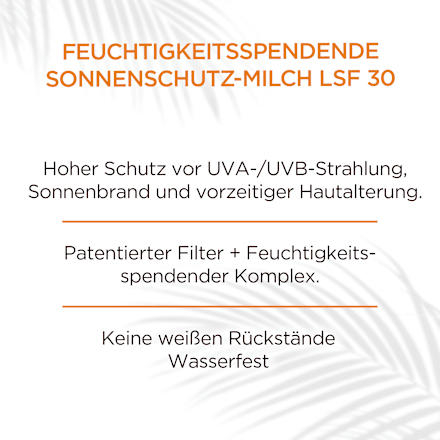 Sonnenmilch Hydra 24h feuchtigkeitsspendend, LSF 30 Garnier Ambre Solaire