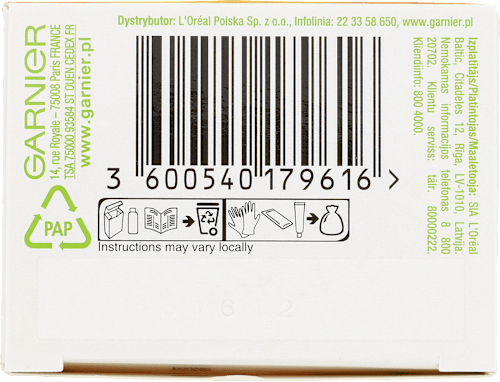 3 Ciemny brąz, odżywcza farba do włosów, do 100% pokrycia siwych włosów GARNIER Color naturals