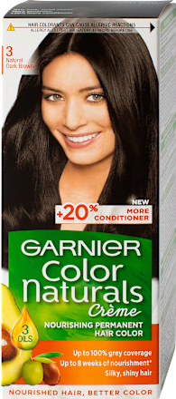 Vopsea de păr permanentă 3 şaten închis GARNIER Color naturals