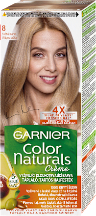barva na vlasy Světlá blond 8 GARNIER Color naturals