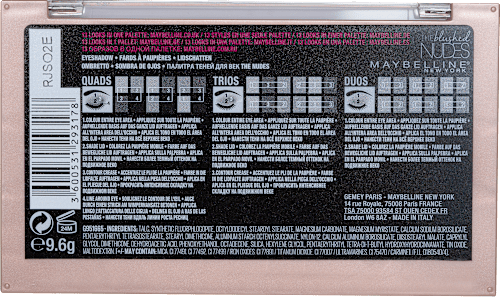 THE blushed NUDES paleta senki za oči MAYBELLINE NEW YORK