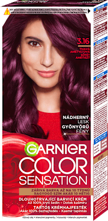 barva na vlasy Tmavá ametystová 3.16 GARNIER Color Sensation