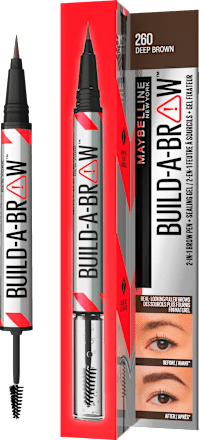 fix a gel na obočí Build a Brow 2 v 1 260 Deep Brown MAYBELLINE NEW YORK